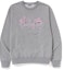 Order BAPE Ape Head Sakura Crewneck Lengan Panjang Sweatshirt Kelabu 1J20-113-006
