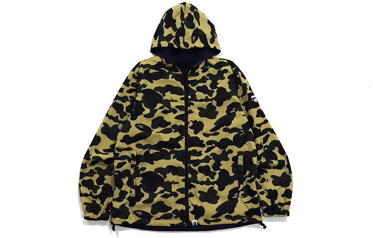 BAPE Ape Head Series Camo Reversible Hooded Jacket 1H80-140-021