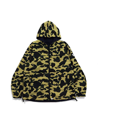 BAPE Ape Head Series Camo Reversible Hooded Jacket 1H80-140-021
