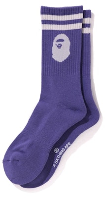 BAPE Ape Head Socks (FW19) Purple Buy BAPE Ape Head Socks (FW19) Purple
