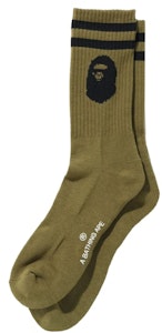 Calcetines BAPE Ape Head Verde Olivo Buy Calcetines BAPE Ape Head Verde Olivo