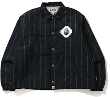 BAPE Ape Head Striped Casual Jacket 1G80-140-006 BAPE Ape Head Striped Casual Jacket 1G80-140-006