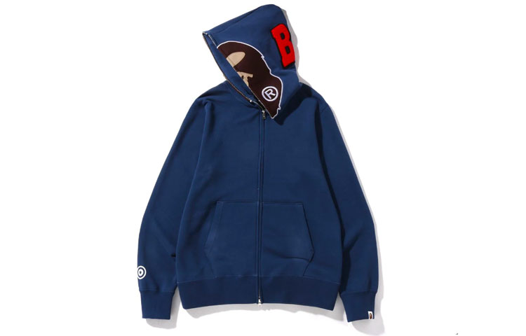 BAPE Ape Head Zip-Up Long Sleeve Hoodie Men 1I30-115-003