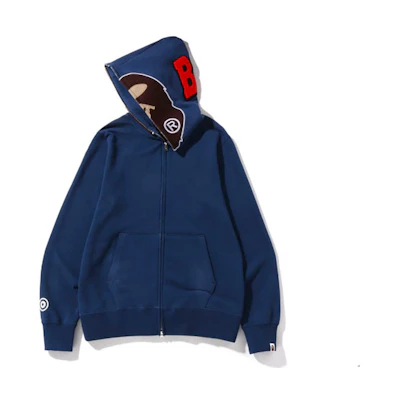 BAPE Ape Head Zip-Up Long Sleeve Hoodie Men 1I30-115-003