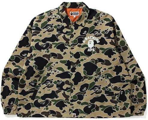 BAPE Ape Letter Print STA Camo Coach Jacket 0ZXJKM140004H Shop BAPE Ape Letter Print STA Camo Coach Jacket 0ZXJKM140004H