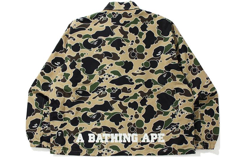 BAPE Ape Letter Print STA Camo Coach Jacket 0ZXJKM140004H 圖 5