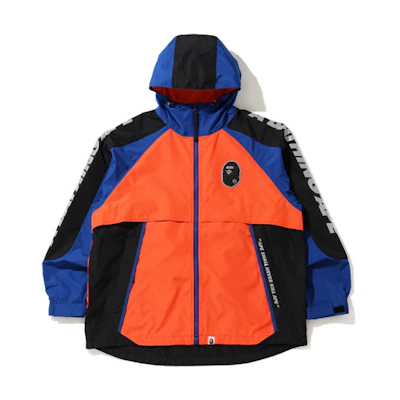 BAPE Ape Logo Colorblock Hoodie Jacket for Men 0ZXLJM140028C