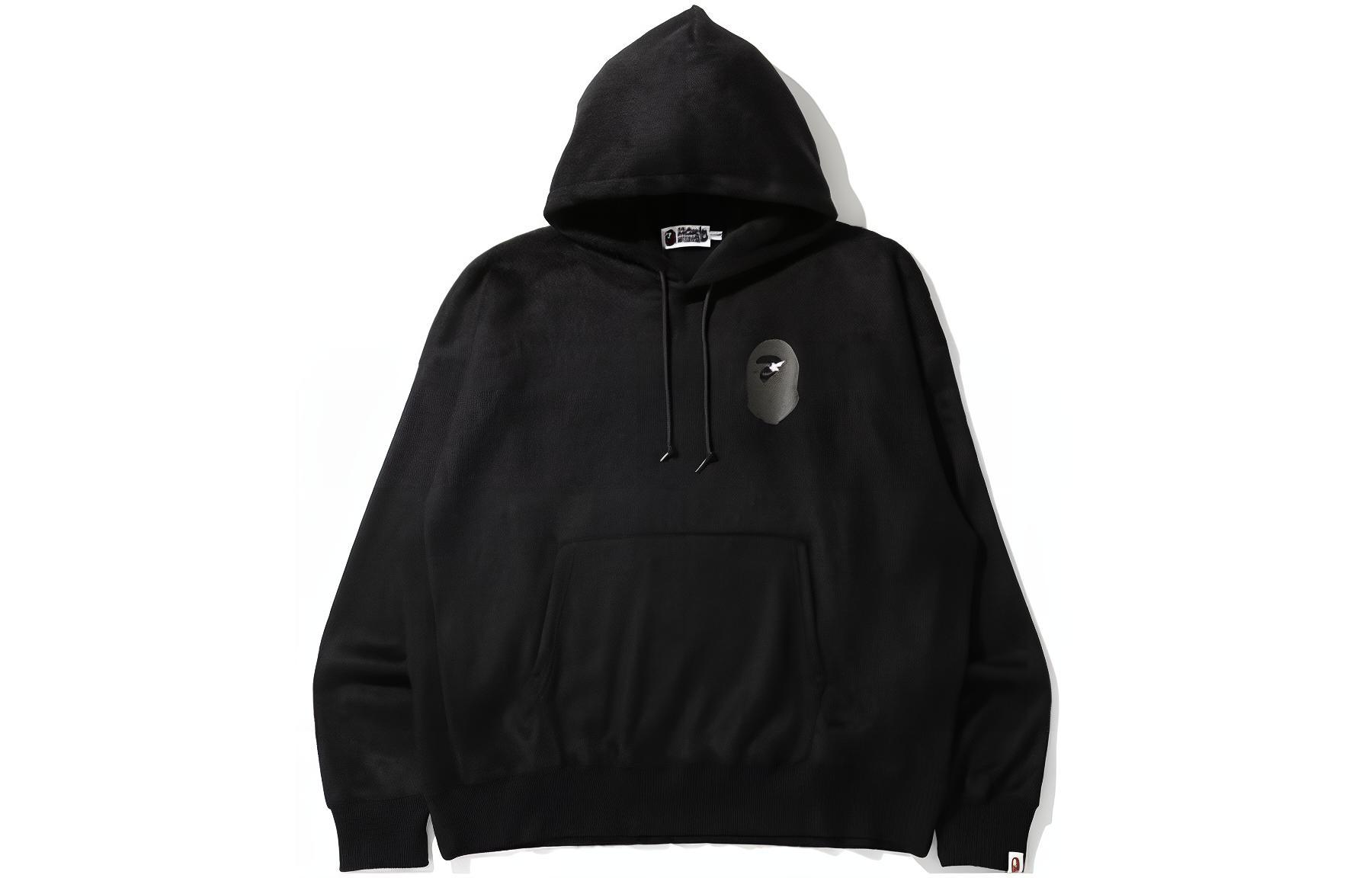 BAPE Ape Logo Embroidered Loose Fit Hoodie Long Sleeve 0ZXSWM114014F