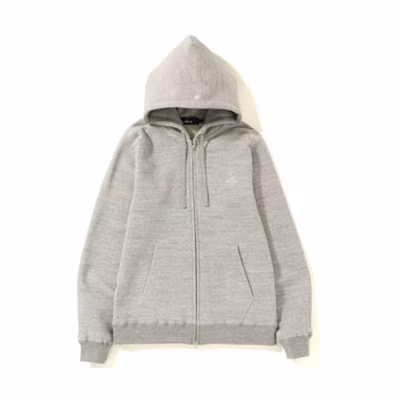 BAPE Ape Logo Embroidered Zip-Up Hoodie for Men MRBSWM715002C