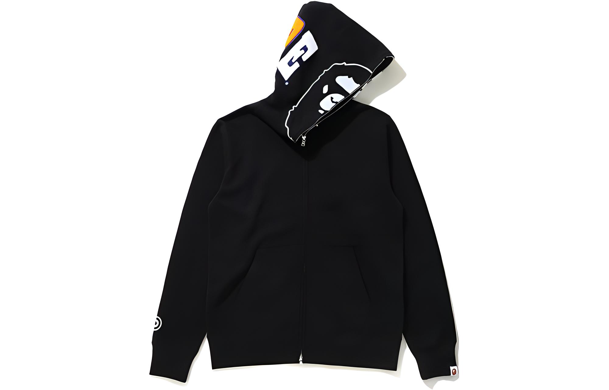 BAPE Ape Logo Graphic Print Hoodie 0ZXSWM115014F