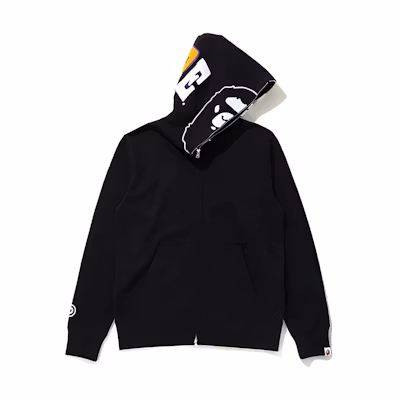 BAPE Ape Logo Graphic Print Hoodie 0ZXSWM115014F