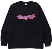 BAPE Ape Logo L/S Tee (SS22) Black BAPE Ape Logo L/S Tee (SS22) Black