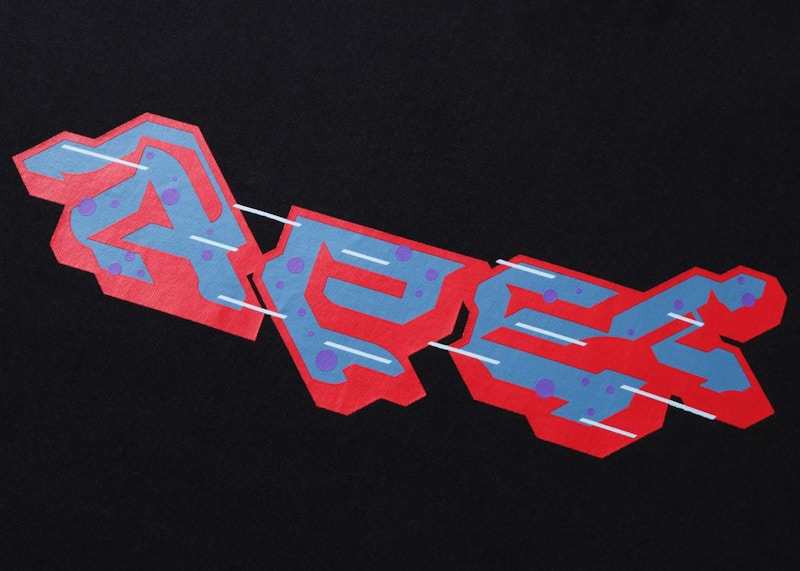 BAPE Ape Logo L/S Tee (SS22) Black 圖 3