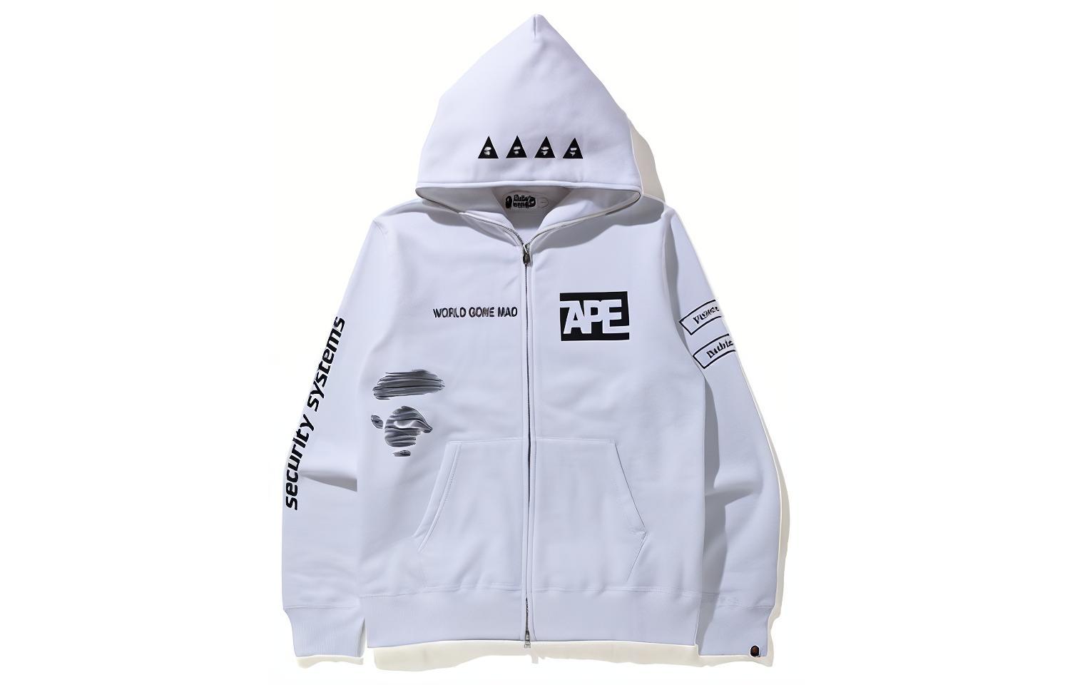 BAPE Ape Logo Zip Hoodie () 0ZXSWM115013G