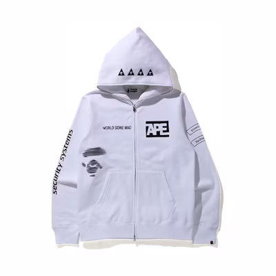 BAPE Ape Logo Zip Hoodie () 0ZXSWM115013G