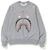 Bape Applique Shark Crewneck Grey