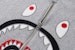 Bape Applique Shark Crewneck Grey