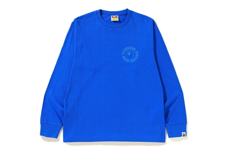Bape ATS Circle LS Tee Blue 圖 2