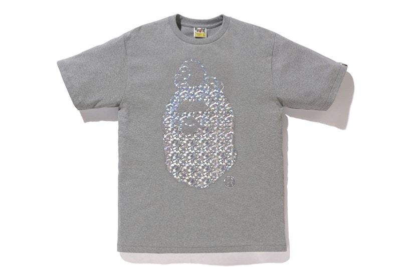 BAPE Aurora Milo on Big Ape Tee Grey