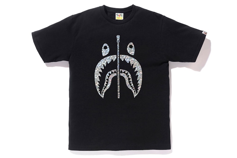 BAPE Aurora Shark Tee Black