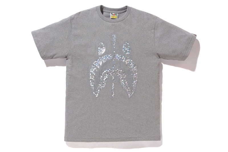 BAPE Aurora Shark Tee Grey