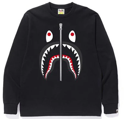 BAPE AW19 鯊魚圖案男女款圓領套頭衫 0ZXSMM111010D Lookbook BAPE AW19 鯊魚圖案男女款圓領套頭衫 0ZXSMM111010D