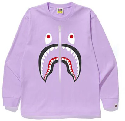 BAPE AW19 鯊魚圖案男女款圓領套頭衫 0ZXSMM111010D Shop BAPE AW19 鯊魚圖案男女款圓領套頭衫 0ZXSMM111010D