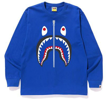 BAPE AW19 鯊魚圖案男女款圓領套頭衫 0ZXSMM111010D Purchase BAPE AW19 鯊魚圖案男女款圓領套頭衫 0ZXSMM111010D