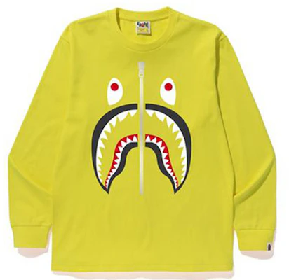 BAPE AW19 鯊魚圖案男女款圓領套頭衫 0ZXSMM111010D Sizing BAPE AW19 鯊魚圖案男女款圓領套頭衫 0ZXSMM111010D
