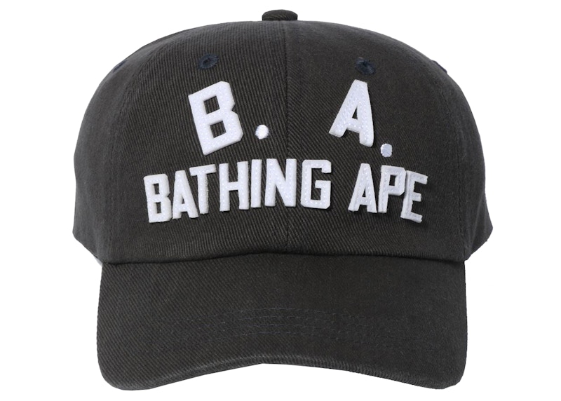 BAPE B.A. Washed Twill Cap 'Charcoal'
