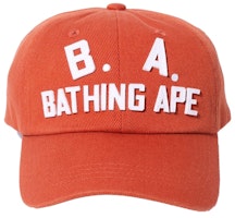 BAPE B.A. Washed Twill Cap 'Orange' BAPE B.A. Washed Twill Cap 'Orange'