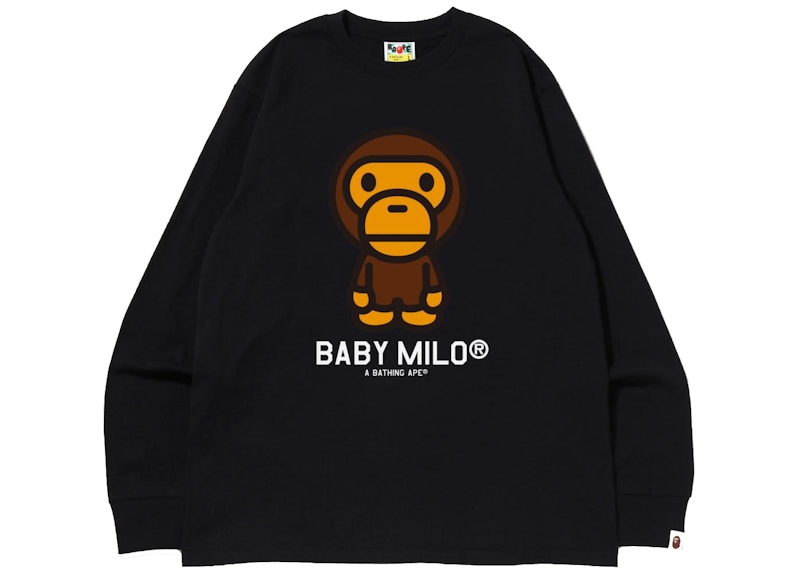 BAPE Baby Milo L/S Tee (SS22) Black