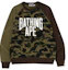 Order BAPE カモフラージュ ロゴ プリント パッチワーク スウェットシャツ 0ZXSWM113010K