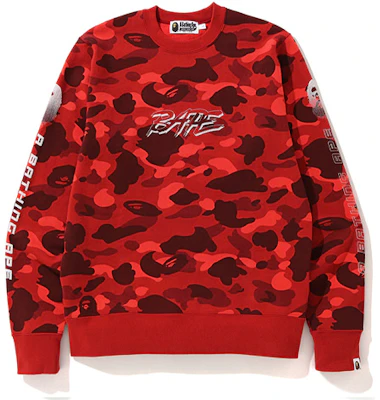 BAPE カラー カモ クルーネック セーター ユニセックス ジャカード プルオーバー 0ZXSWM113006D Shop BAPE カラー カモ クルーネック セーター ユニセックス ジャカード プルオーバー 0ZXSWM113006D