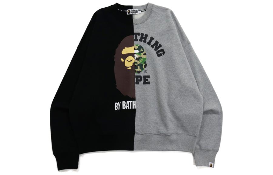 Order Sudadera Hombre BAPE Colorblock Camo Print Crewneck 0ZXSWM11302XH