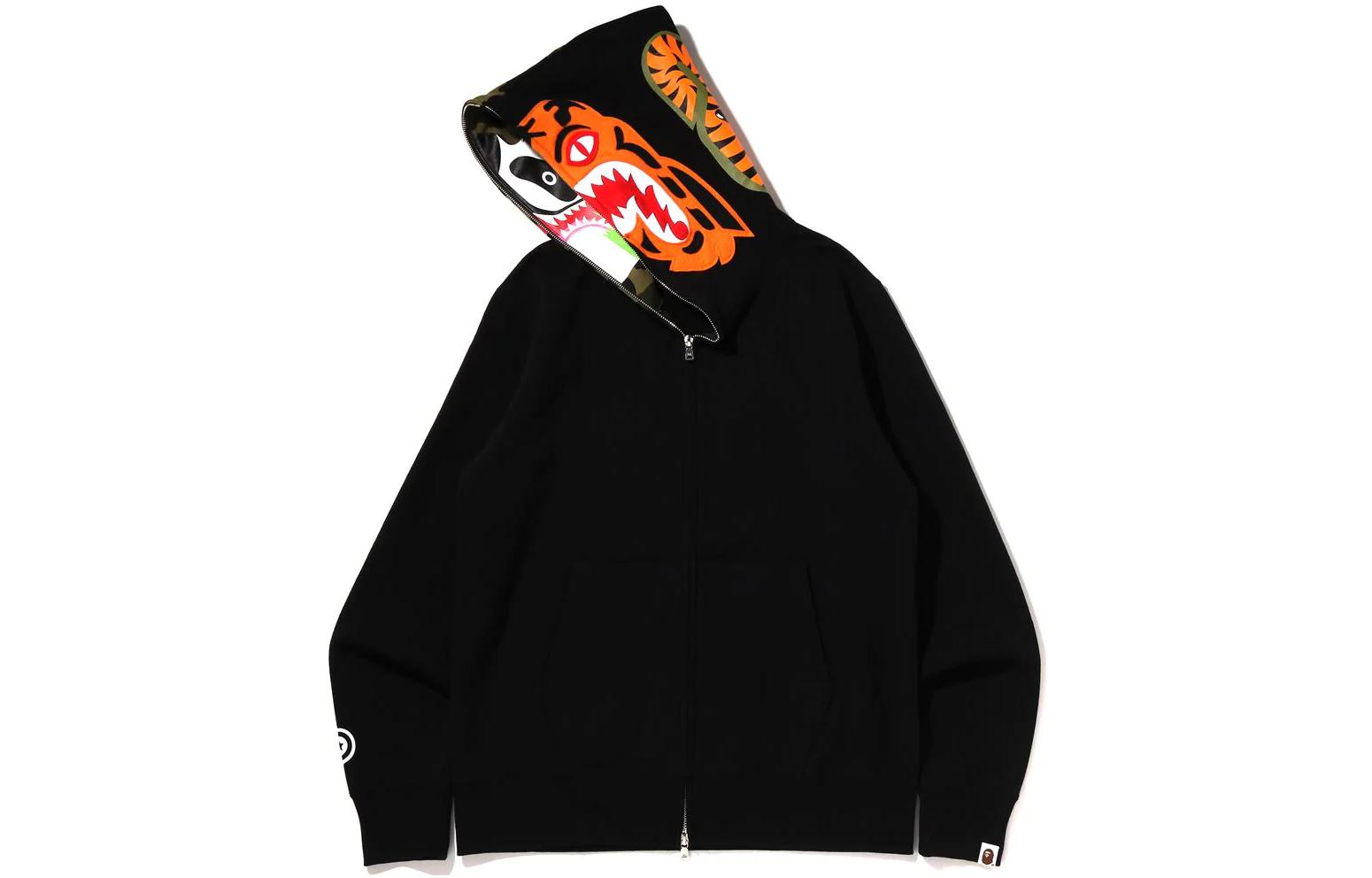 BAPE Bape Crazy Face Shark Full Zip Hoodie Unisex 1I80-115-010 圖 6