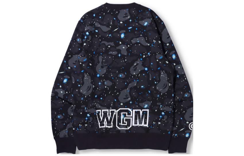 Lookbook BAPE 全版星星圖案Logo圓領衛衣 0ZXSWM113003H