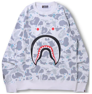 BAPE 全版星星圖案Logo圓領衛衣 0ZXSWM113003H Shop BAPE 全版星星圖案Logo圓領衛衣 0ZXSWM113003H