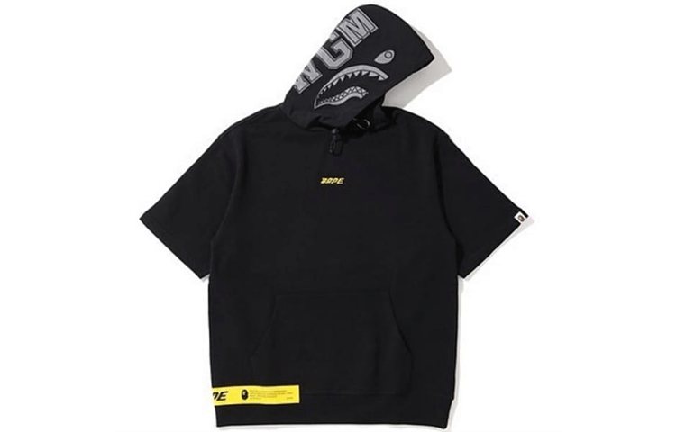 BAPE BAPE Reflective Shark Print Short Sleeve Hoodie 1F20-114-024 圖 2