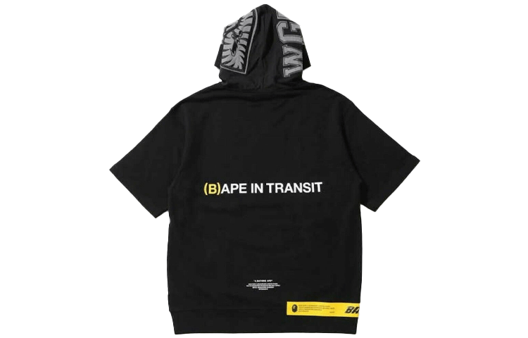 BAPE BAPE Reflective Shark Print Short Sleeve Hoodie 1F20-114-024 圖 3