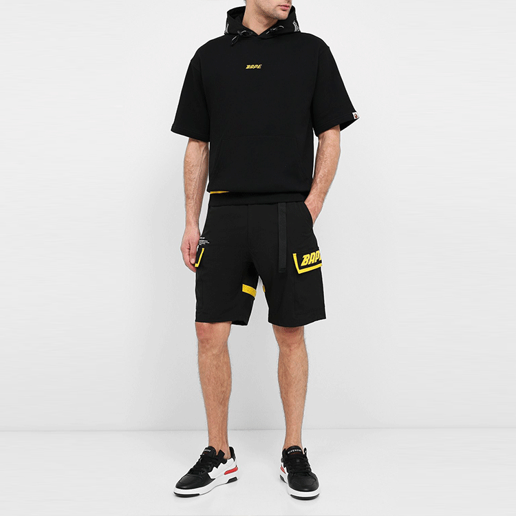 BAPE BAPE Reflective Shark Print Short Sleeve Hoodie 1F20-114-024 圖 4