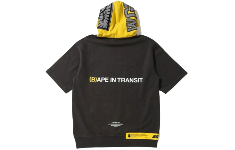 BAPE BAPE Reflective Shark Print Short Sleeve Hoodie 1F20-114-024 圖 8