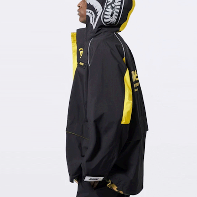 BAPE BAPE Reflective Shark Print Short Sleeve Hoodie 1F20-114-024 圖 10