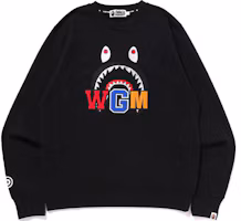 Lookbook BAPE 鯊魚刺繡圓領長袖衛衣 1I80-113-013