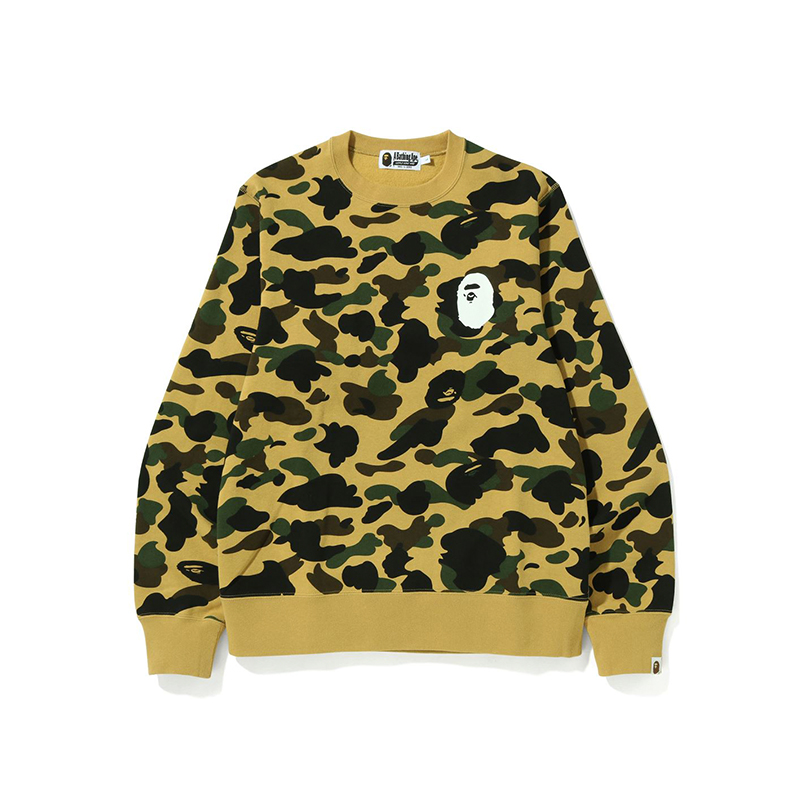 Lookbook BAPE SS22 迷彩猿人頭印花圓領衛衣 0ZXSWM113011H