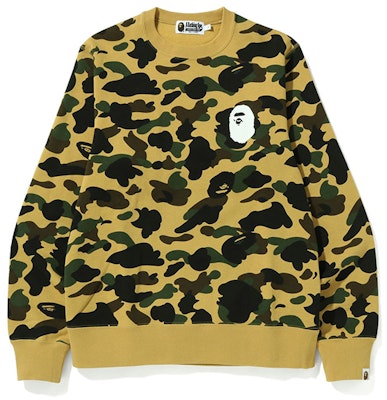 BAPE SS22 迷彩猿人頭印花圓領衛衣 0ZXSWM113011H Lookbook BAPE SS22 迷彩猿人頭印花圓領衛衣 0ZXSWM113011H