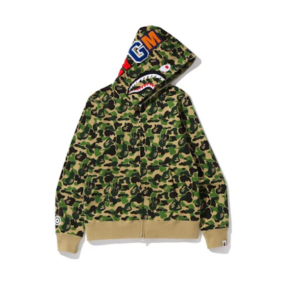 BAPE Bape SS23 ABC Camo Shark Full Zip Hoodie Multicolor 1K20-115-008