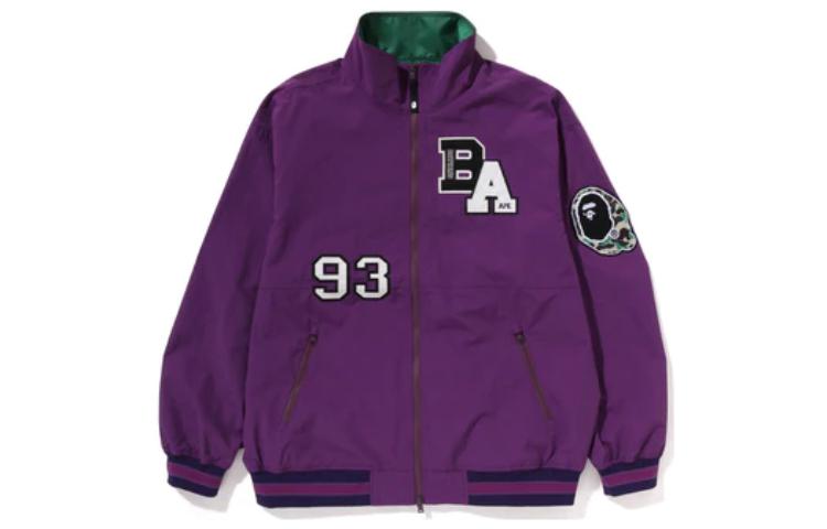 Order Jaket Lengan Panjang BAPE SS23 Multi-Pattern Cetakan Kolar Tinggi 1J30-140-005