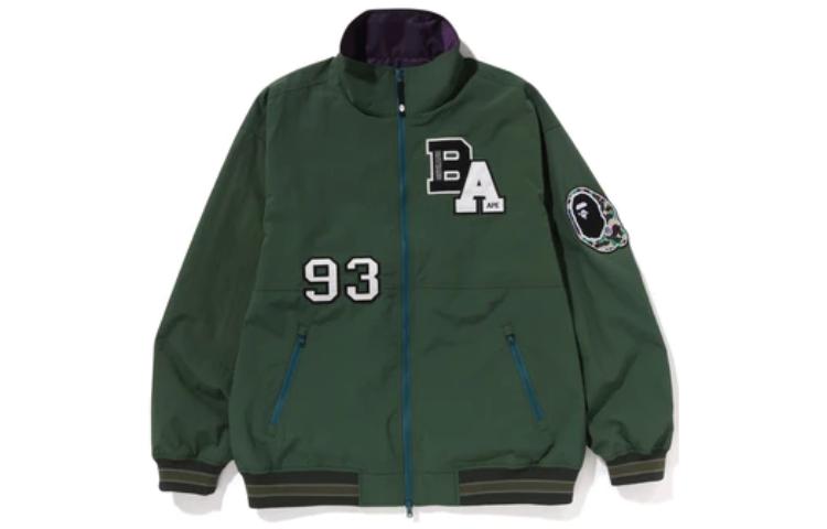 Details for Jaket Lengan Panjang BAPE SS23 Multi-Pattern Cetakan Kolar Tinggi 1J30-140-005