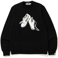 BAPE Bape STA Sneaker Print Crewneck Sweatshirt Unisex 1G20-113-003 BAPE Bape STA Sneaker Print Crewneck Sweatshirt Unisex 1G20-113-003
